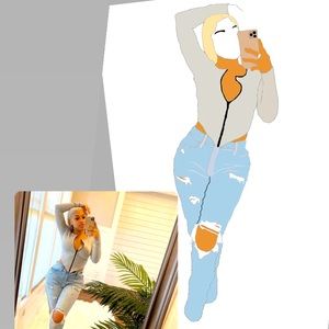 I’m selling cartoons of people.